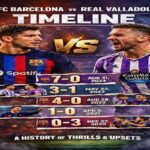 FC Barcelona vs Real Valladolid Timeline