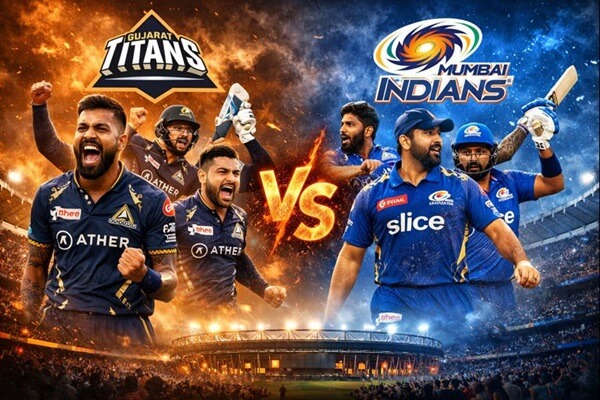 Gujarat Titans vs Mumbai Indians Timeline