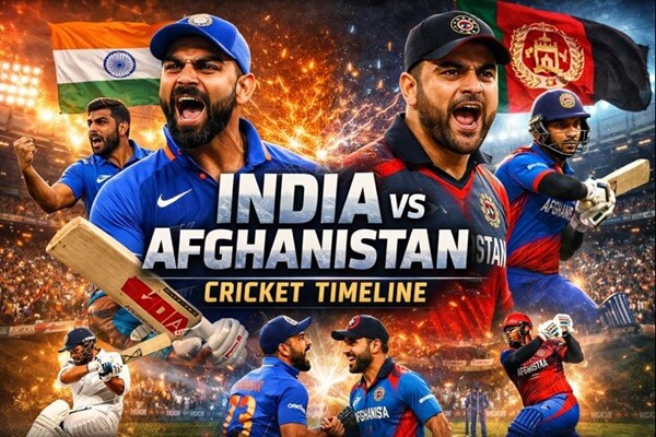 India National Cricket Team vs Afghanistan National Cricket Team Timeline
