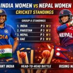 India Women vs Nepal Women Cricket Standings