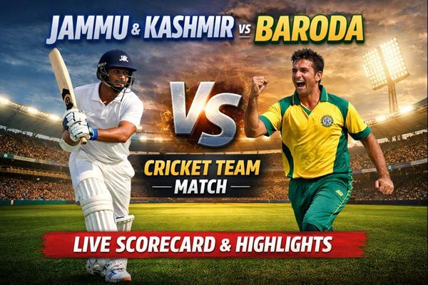 Jammu and Kashmir vs Baroda Cricket Team Match Scorecard