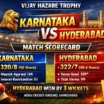 Karnataka vs Hyderabad Cricket Team Match Scorecard