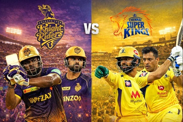 Kolkata Knight Riders vs Chennai Super Kings Timeline