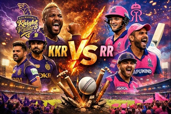 Kolkata Knight Riders vs Rajasthan Royals Timeline