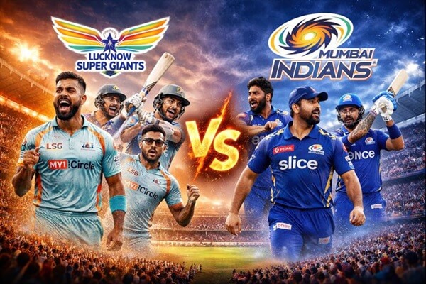Lucknow Super Giants vs Mumbai Indians Timeline