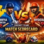 Madhya Pradesh vs Hyderabad Cricket Team Match Scorecard
