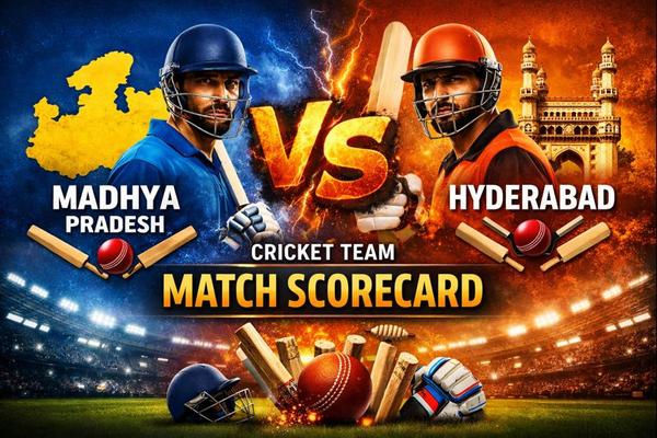 Madhya Pradesh vs Hyderabad Cricket Team Match Scorecard