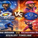 Mumbai Indians vs Rajasthan Royals Timeline