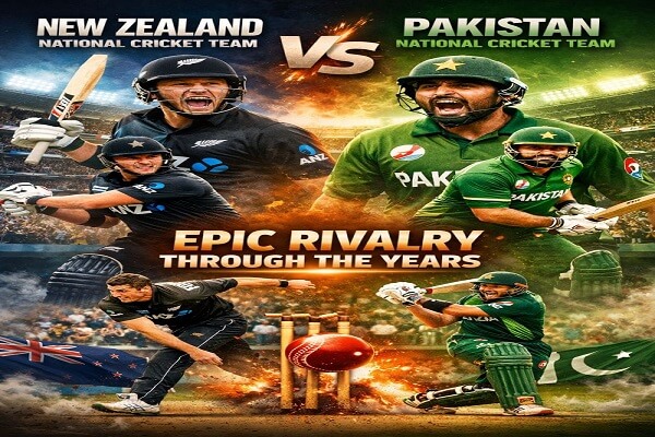 New Zealand National Cricket Team vs Pakistan National Cricket Team Timeline