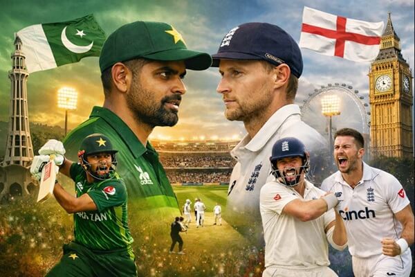 Pakistan National Cricket Team vs England Cricket Team Timeline
