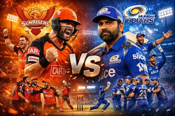  sunrisers hyderabad vs mumbai indians timeline
