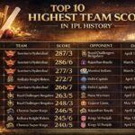 Top 10 Highest Team Scores in IPL History