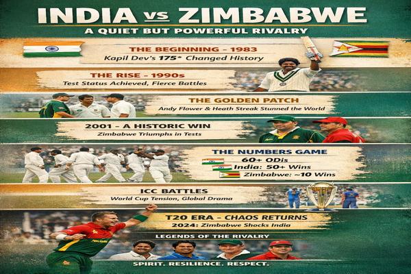 india national cricket team vs zimbabwe national cricket team timeline