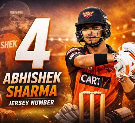 Abhishek Sharma Jersey Number
