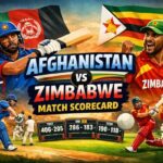Afghanistan vs Zimbabwe Match Scorecard