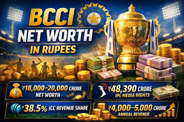 BCCI Net Worth In Rupees
