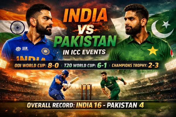 India vs Pakistan in ICC Events