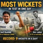Most Wickets In Test In One Day
