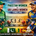 Pakistan Women vs Sri Lanka Women Timeline