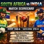 South Africa vs India Match Scorecard