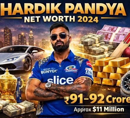 Hardik Pandya Net Worth 2024