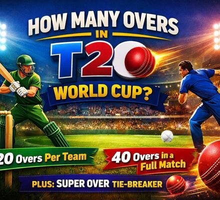How many overs in T20 World Cup