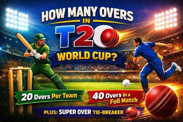 How many overs in T20 World Cup