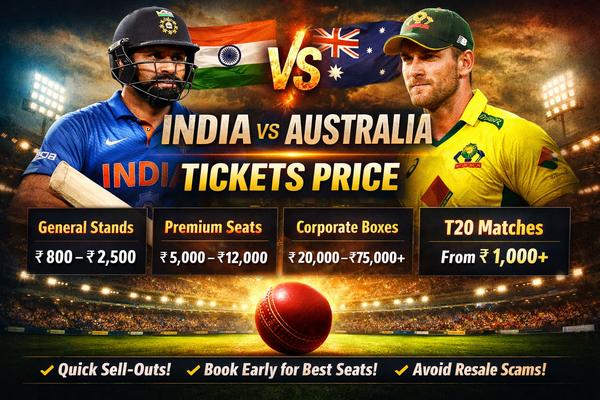 India Vs Australia Tickets Price