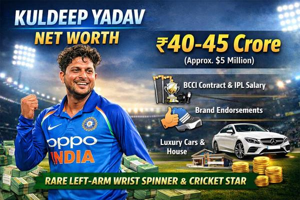 Kuldeep Yadav Net Worth