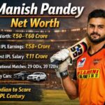 Manish Pandey Net Worth