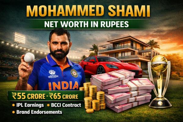 Mohammed Shami Net Worth In Rupees
