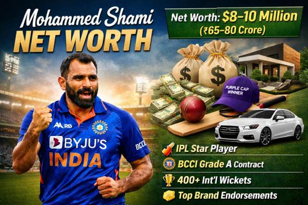 Mohammed Shami Net Worth