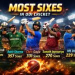 Most Sixes in ODI Cricket