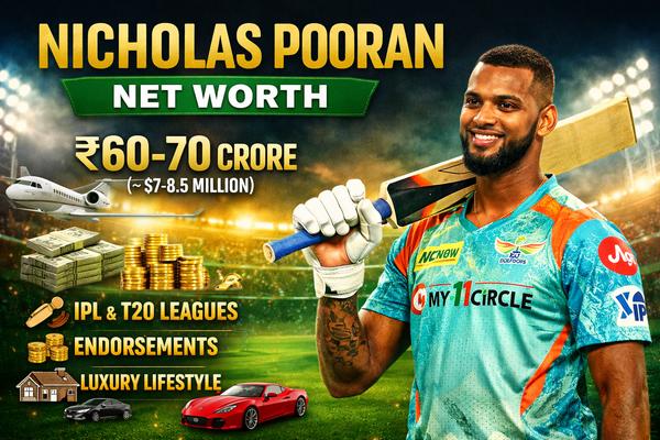 Nicholas Pooran Net Worth