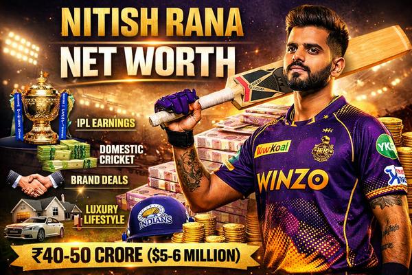 Nitish Rana Net Worth