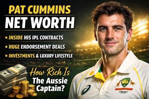 Pat Cummins Net Worth