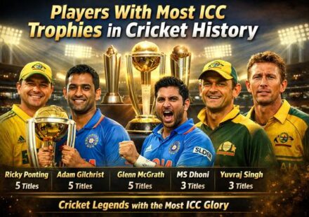 Players With Most ICC Trophies in Cricket History