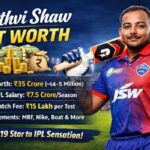Prithvi Shaw Net Worth