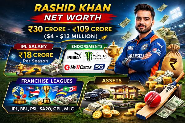 Rashid Khan Net Worth