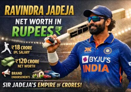 Ravindra Jadeja Net Worth In Rupees