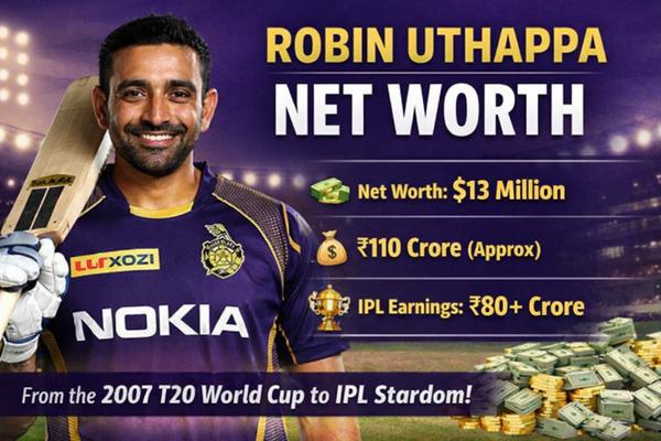 Robin Uthappa Net Worth