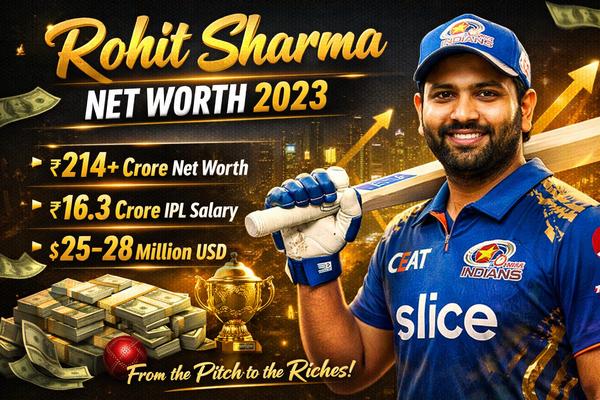 Rohit Sharma Net Worth 2023