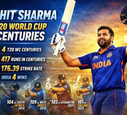 Rohit Sharma T20 World Cup centuries