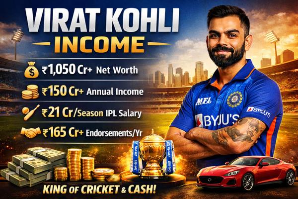 Virat Kohli Income