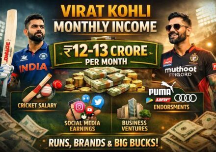 Virat Kohli Monthly Income