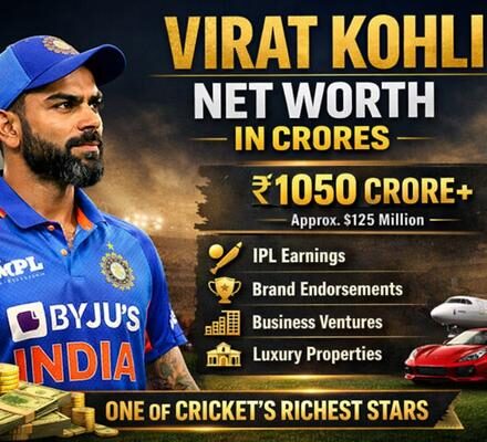 Virat Kohli Net Worth In Crores