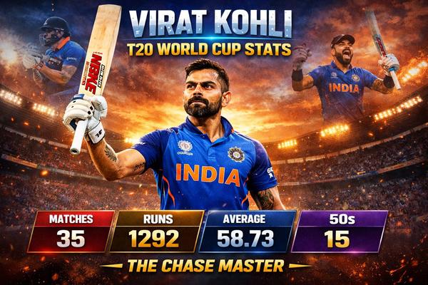 Virat Kohli T20 World Cup stats