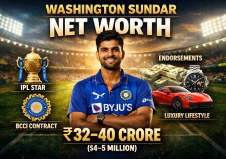 Washington Sundar Net Worth