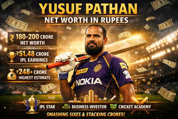 Yusuf Pathan Net Worth In Rupees