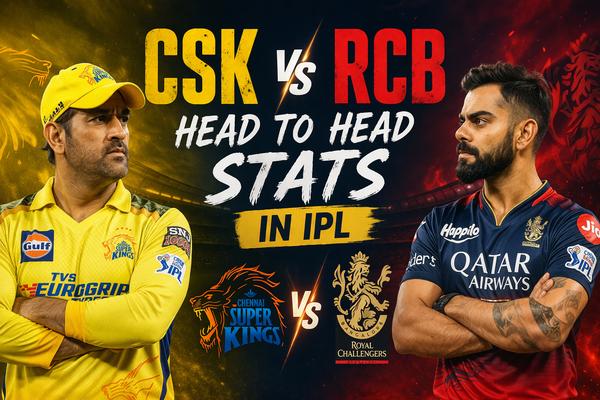 CSK vs RCB Head To Head Stats in IPL